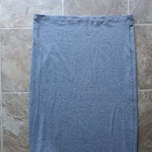 Grey High waist skirt